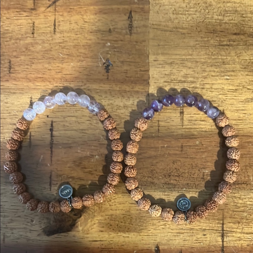 Amethyst Mala Bead bracelet
